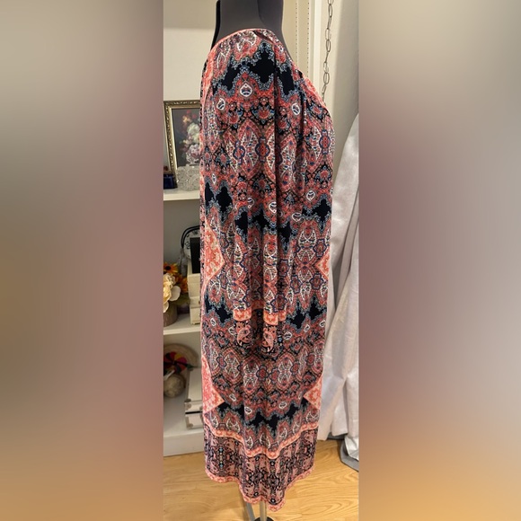 Liz Claiborne Career Print Shift Dress 3/4 Sleeve Sz 12 Modest Business Attire - Picture 2 of 7